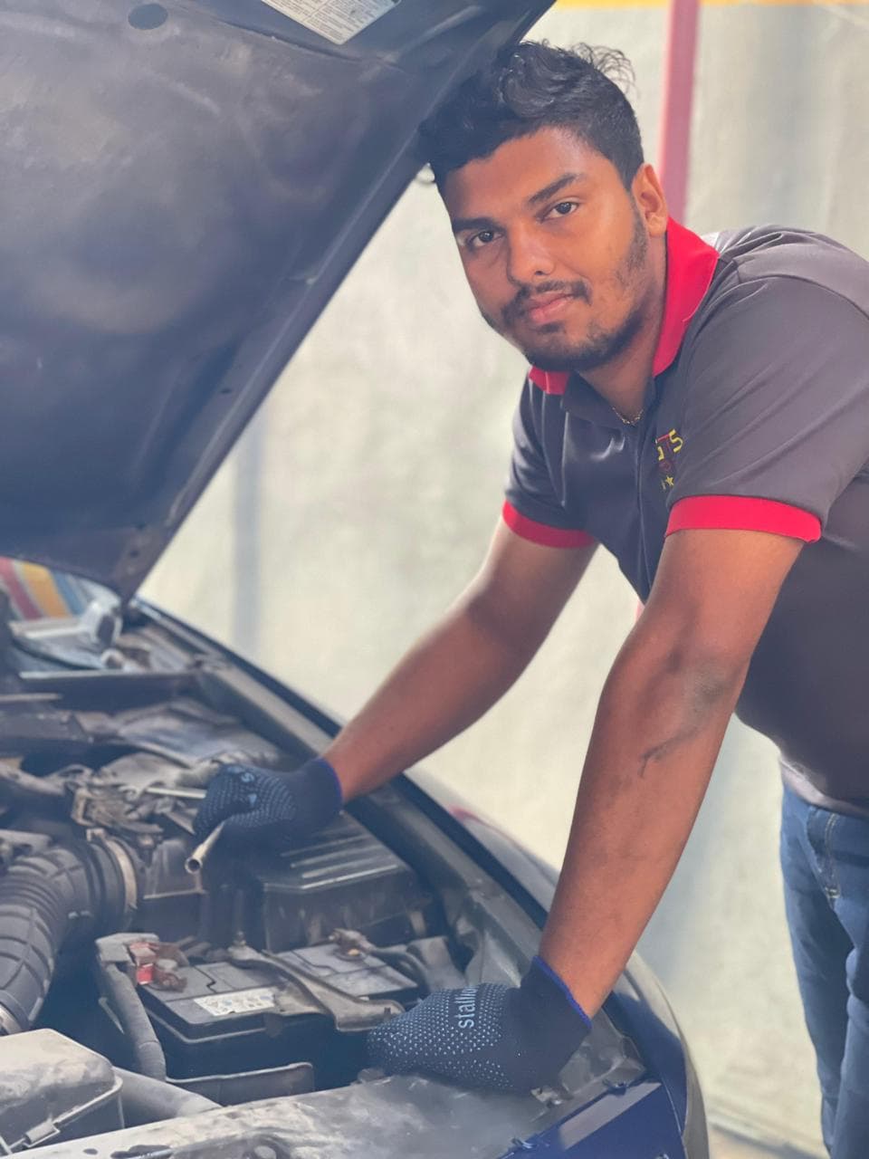 Workshop service work at GTS Auto Repair Garage